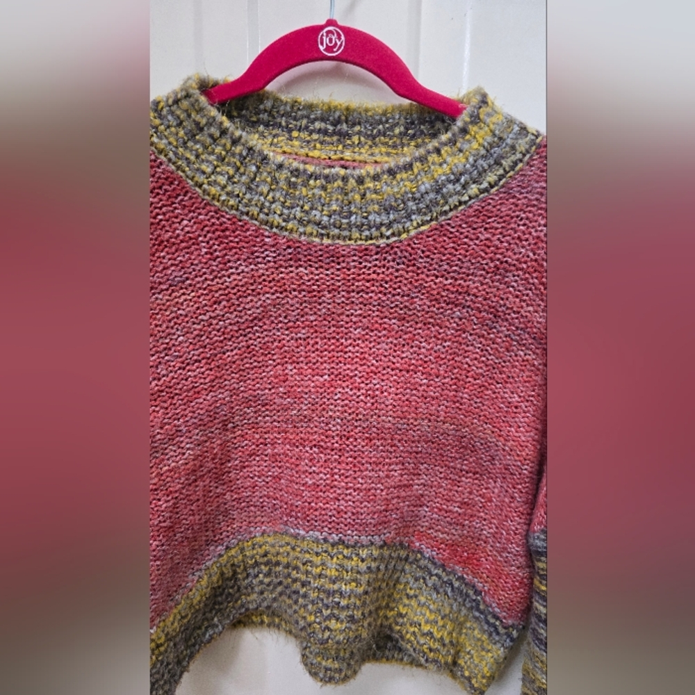 Urban Outfitters Colorful Knit Women's Crop Sweater-Size Small - Picture 4 of 14